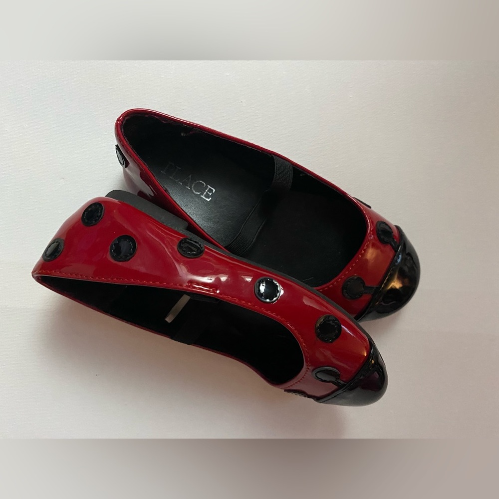 Children’s Place 9C Ladybug Dress Shoes Flats